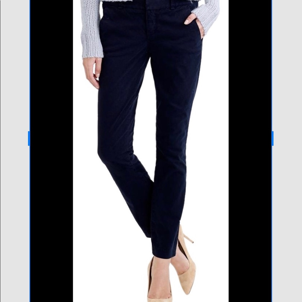 JCrew Andie Chino Pants, Navy sz 00